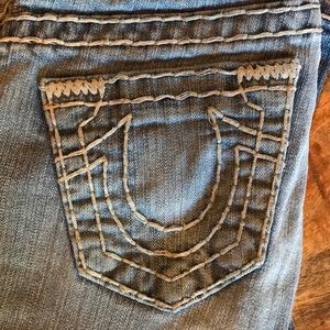 True religion size 25 skinny jeans